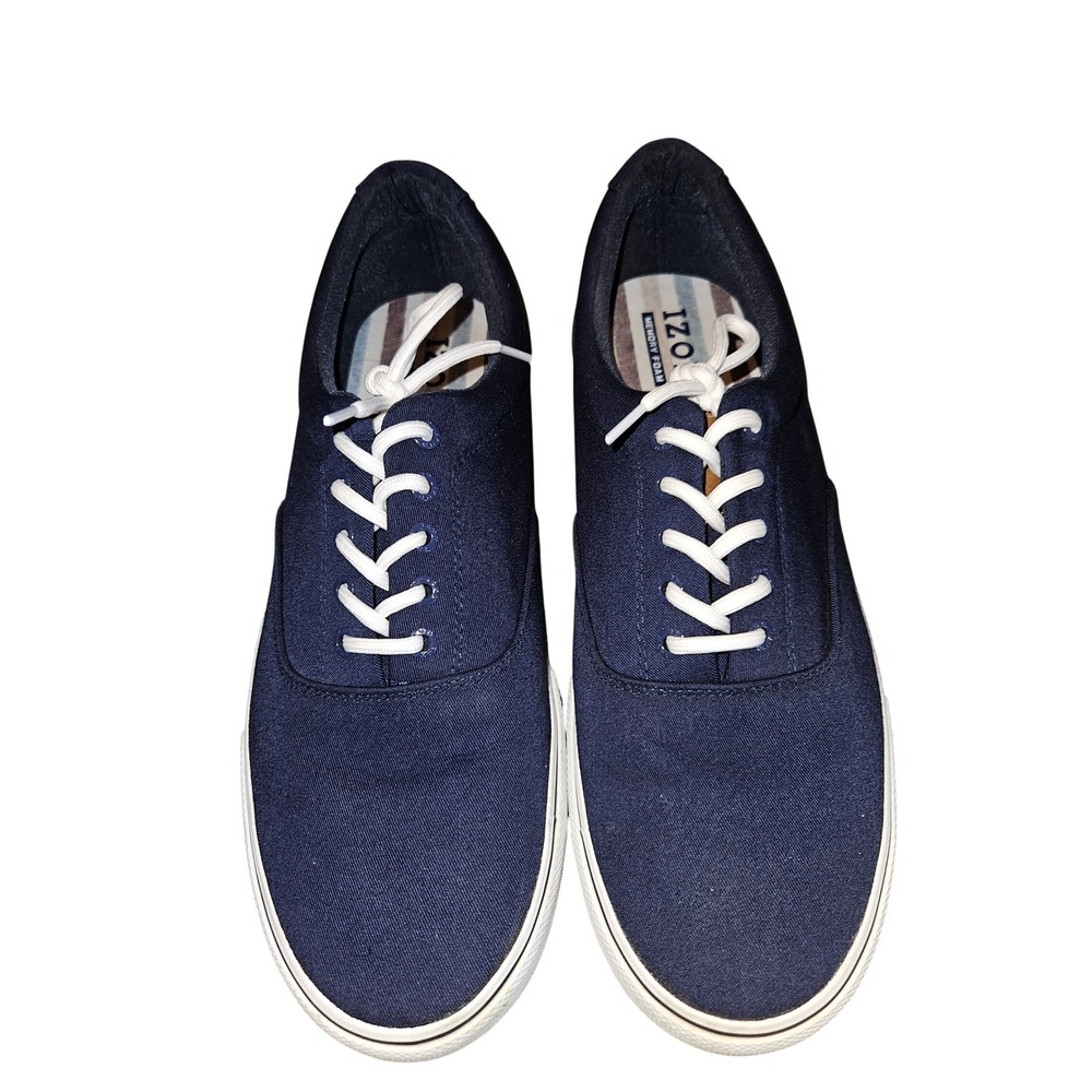 Men's IZOD Rangley Canvas Shoe Size 13 Navy Blue‎ (6160)